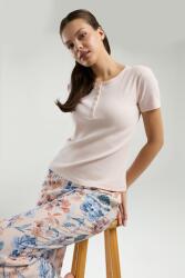 Arnetta Üst Kaşkorse Alt Dokuma Kumaş Kadın Pijama Takım, Cep Detaylı - 6