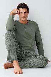 Arnetta Uzunkol Kuutulu Erkek Pijama Takım, %100 Pamuk, Büyük Beden Erkek Pijama Takım - 6