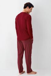 Arnetta Uzunkol Kuutulu Erkek Pijama Takım, %100 Pamuk, Büyük Beden Erkek Pijama Takım - 12