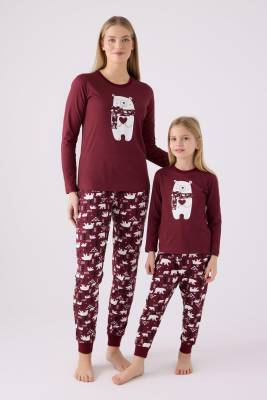 Arnetta - Ayıcık Baskılı Aile Pijama Takım, Ayrı Ayrı fiyatlandırılır