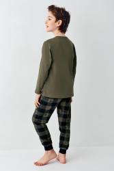 Baba Oğul Kareli Pijama Takım Kombin, Erkek ve Çocuk Pijamalar Ayrı Ayrı Fiyatlandırılır - Thumbnail