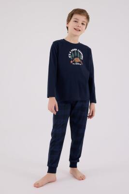 Baba Oğul Kareli Pijama Takım Kombin, Erkek ve Çocuk Pijamalar Ayrı Ayrı Fiyatlandırılır - 5