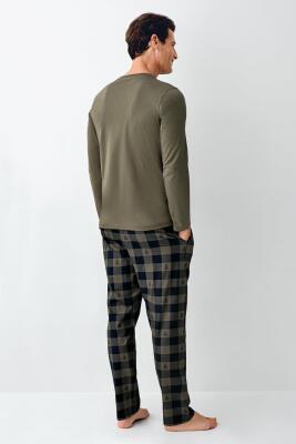 Baba Oğul Kareli Pijama Takım Kombin, Erkek ve Çocuk Pijamalar Ayrı Ayrı Fiyatlandırılır - 18