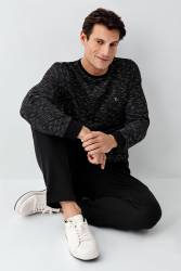 Baba Oğul Kışlık Siyah Pijama Takım Kombin, Erkek ve Çocuk Pijamalar Ayrı Ayrı Fiyatlandırılır - Thumbnail