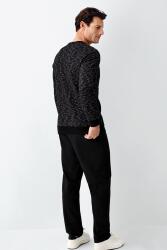 Baba Oğul Kışlık Siyah Pijama Takım Kombin, Erkek ve Çocuk Pijamalar Ayrı Ayrı Fiyatlandırılır - 8