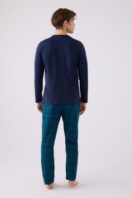 Baba Oğul Lacivert Pijama Takım, Kombin Yapmak İçin tek tek sepete eklenmelidir - 2