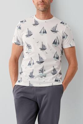 Baba Oğul Pijama Kombini - Ürünler Ayrı Ayrı Satılır, Kombin İçin Ayrı Ayrı Sırayla Sepete Eklenmelidir-%100 Pamuk - 4