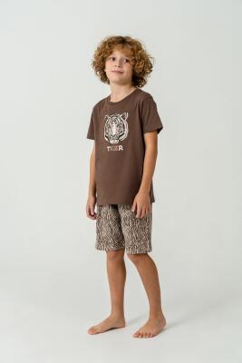 Baba Oğul Pijama Kombini - Ürünler Ayrı Ayrı Satılır, Kombin İçin Ayrı Ayrı Sırayla Sepete Eklenmelidir-%100 Pamuk - 2