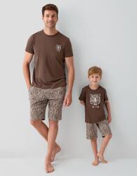 Baba Oğul Pijama Kombini - Ürünler Ayrı Ayrı Satılır, Kombin İçin Ayrı Ayrı Sırayla Sepete Eklenmelidir-%100 Pamuk - 7