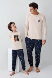 Baba Oğul Pijama Takım, Baba ve Çocuk Pijamalar Ayrı Ayrı Fiyatlandırılır - 6