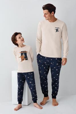 Baba Oğul Pijama Takım, Baba ve Çocuk Pijamalar Ayrı Ayrı Fiyatlandırılır - 6