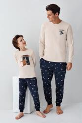 Baba Oğul Pijama Takım, Baba ve Çocuk Pijamalar Ayrı Ayrı Fiyatlandırılır Bej
