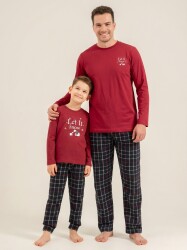 Baba Oğul Pijama Takım, Yetişkin ve Çocuk Pijamaları Ayrı Fiyatlardadır