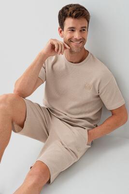 Baba Oğul Waffle Kumaş Yazlık Şort Takım- Ürünler Ayrı Ayrı Satılır, Kombin İçin Ayrı Ayrı Sırayla Sepete Eklenmelidir-%100 Pamuk - 10