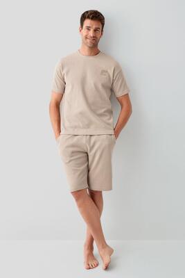 Baba Oğul Waffle Kumaş Yazlık Şort Takım- Ürünler Ayrı Ayrı Satılır, Kombin İçin Ayrı Ayrı Sırayla Sepete Eklenmelidir-%100 Pamuk - 11