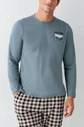 Baba Oğul Yeşil Pijama Takım Kombin, Erkek ve Çocuk Pijamalar Ayrı Ayrı Fiyatlandırılır - 8