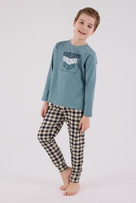 Baba Oğul Yeşil Pijama Takım Kombin, Erkek ve Çocuk Pijamalar Ayrı Ayrı Fiyatlandırılır - 4