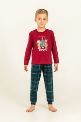 Baba Oğul Yılbaşı Pijama Takım, Yetişkin ve Çocuk Pijamaları Ayrı Fiyatlardadır - 4