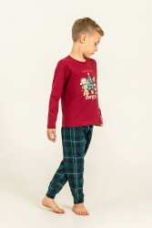 Baba Oğul Yılbaşı Pijama Takım, Yetişkin ve Çocuk Pijamaları Ayrı Fiyatlardadır - 7