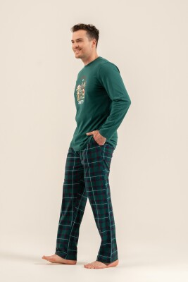 Baba Oğul Yılbaşı Pijama Takım, Yetişkin ve Çocuk Pijamaları Ayrı Fiyatlardadır - 8