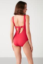 Balensiz V Yaka Fuşya Toparlayıcı Mayo - 3