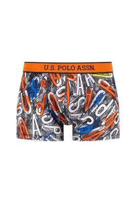 Baskılı Erkek Likralı 2'li Boxer - 5