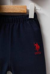 Bisiklet Yaka Erkek Bebek Alt Üst Takım, 2 iplik Dokuma - Thumbnail