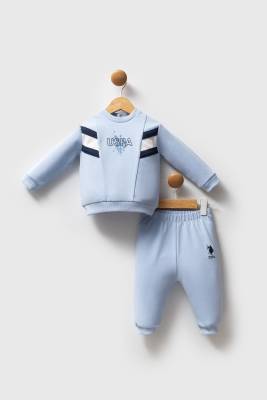 Bisiklet Yaka Erkek Bebek Alt Üst Takım, 2 iplik Dokuma - 5