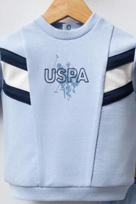 Bisiklet Yaka Erkek Bebek Alt Üst Takım, 2 iplik Dokuma - 6