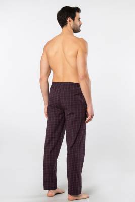 Cacharel - Cacharel Ekoseli Cepli Alt Pijama, %95 pamuk %5 likralı (1)