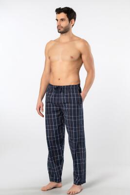 Cacharel Ekoseli Cepli Alt Pijama, %95 pamuk %5 likralı - 12