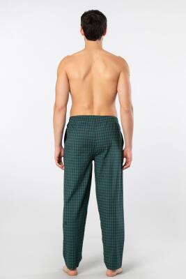 Cacharel Ekoseli Cepli Alt Pijama, %95 pamuk %5 likralı - 35