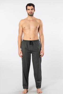 Cacharel Ekoseli Cepli Alt Pijama, %95 pamuk %5 likralı - 42