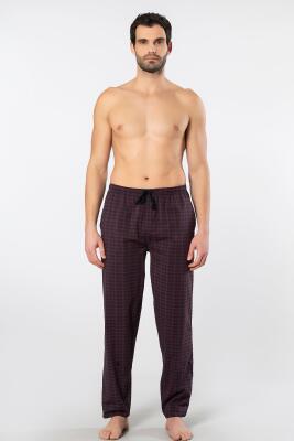 Cacharel Ekoseli Cepli Alt Pijama, %95 pamuk %5 likralı - 4