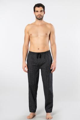 Cacharel Ekoseli Cepli Alt Pijama, %95 pamuk %5 likralı - 28