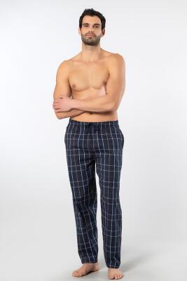 Cacharel Ekoseli Cepli Alt Pijama, %95 pamuk %5 likralı - 9