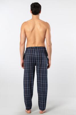 Cacharel Ekoseli Cepli Alt Pijama, %95 pamuk %5 likralı - 12