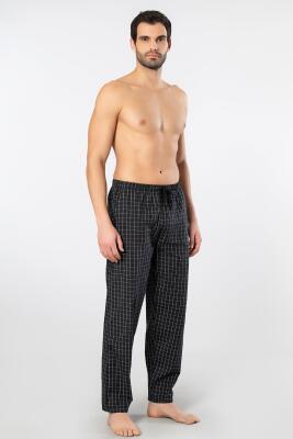 Cacharel Ekoseli Cepli Alt Pijama, %95 pamuk %5 likralı - 25