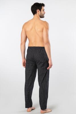 Cacharel Ekoseli Cepli Alt Pijama, %95 pamuk %5 likralı - 28