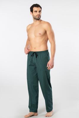 Cacharel Ekoseli Cepli Alt Pijama, %95 pamuk %5 likralı - 33