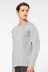 Cacharel Erkek %50 Modal, %50 Pamuk Bisiklet Yaka Uzunkol T-shirt - Thumbnail