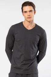 Cacharel Erkek %50 Modal, %50 Pamuk V Yaka Uzunkol T-shirt - 1