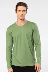 Cacharel Erkek %50 Modal, %50 Pamuk V Yaka Uzunkol T-shirt - 31