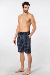 Cacharel Erkek Ekoseli Cepli Dokuma Bermuda Şort, %95 pamuk %5 likra - 6