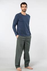 Cacharel Erkek Pijama Takım, Üst Penye Alt Poplin Kumaş, %95 Pamuk, %5 Elastan YEŞİL