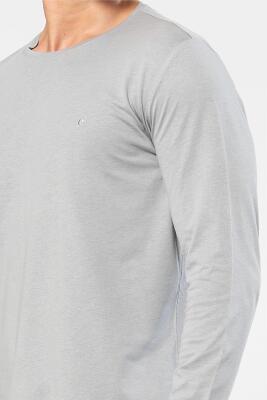 Cacharel Erkek Yuvarlak Yaka Uzunkol Pijama Takım, %50 Modal, %50 Pamuk Alt Pijama ceplidir - 8