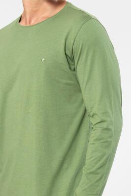 Cacharel Erkek Yuvarlak Yaka Uzunkol Pijama Takım, %50 Modal, %50 Pamuk Alt Pijama ceplidir - 20