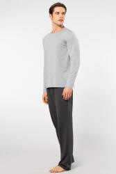 Cacharel Erkek Yuvarlak Yaka Uzunkol Pijama Takım, %50 Modal, %50 Pamuk Alt Pijama ceplidir - 5