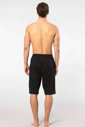 Cacharel Pamuk Modal Tek Alt Cepli Bermuda Şort - Thumbnail