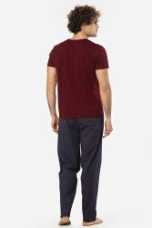 Cacharel V Yaka Kısa Kol T-shirt ve Cepli Ekoseli Alt Pijama Takım - 19